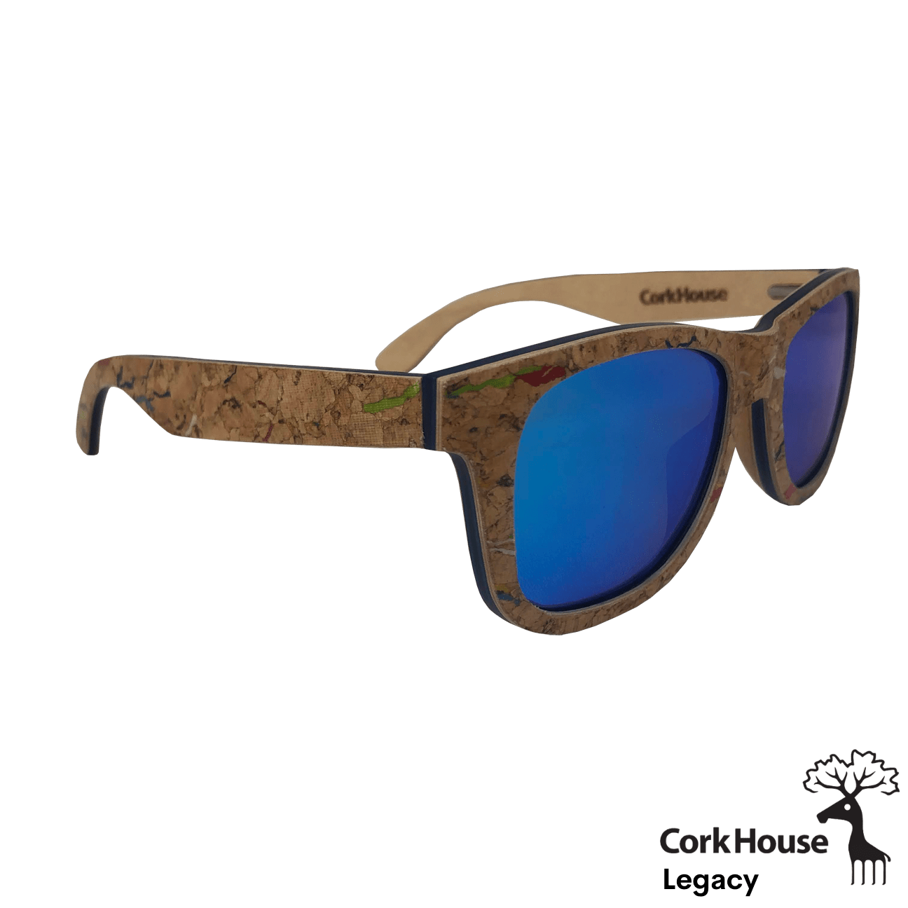 CorkHouse SunJay Sustainable Cork & Wood Sunglasses - various