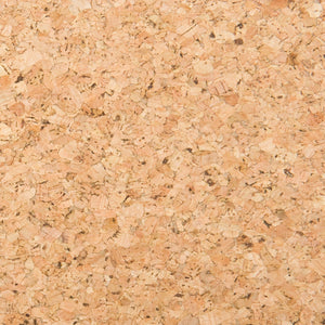 An up close view of the top of our Jelinek cork yoga mat showing the slightly textured cork surface.