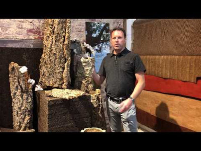 Video showing different cork bark flats and tubes as Sonny Jelinek explains where the virgin cork bark comes from. 