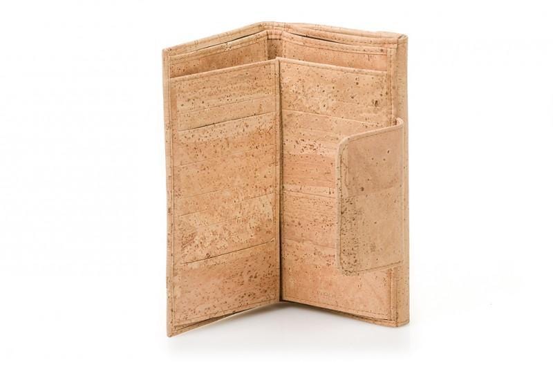 Women's Cork Wallet - Naturally Anti-Microbial Hypoallergenic Sustainable Eco-Friendly Cork