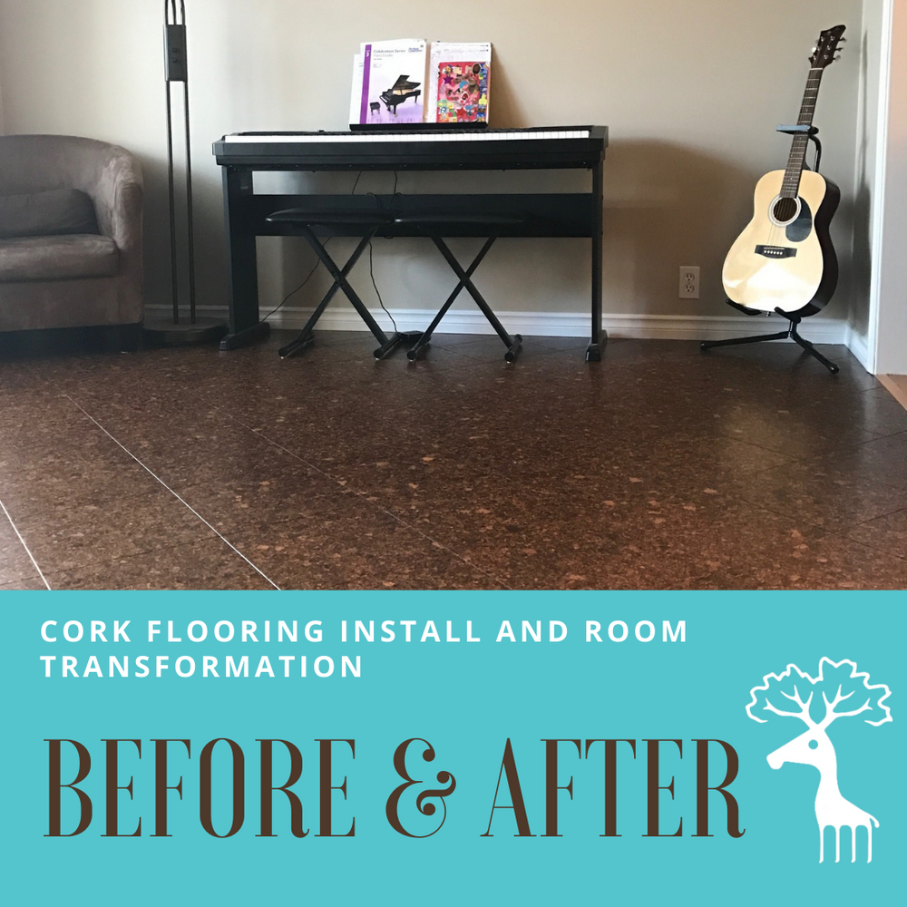 Before and After - Transforming a Space with Cork Flooring