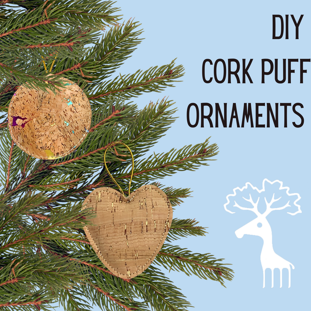 Make Your Own Cork Puff Ornaments!