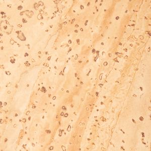 A close up view of the harmony pattern highlighting the natural variatiions of cork slices. 