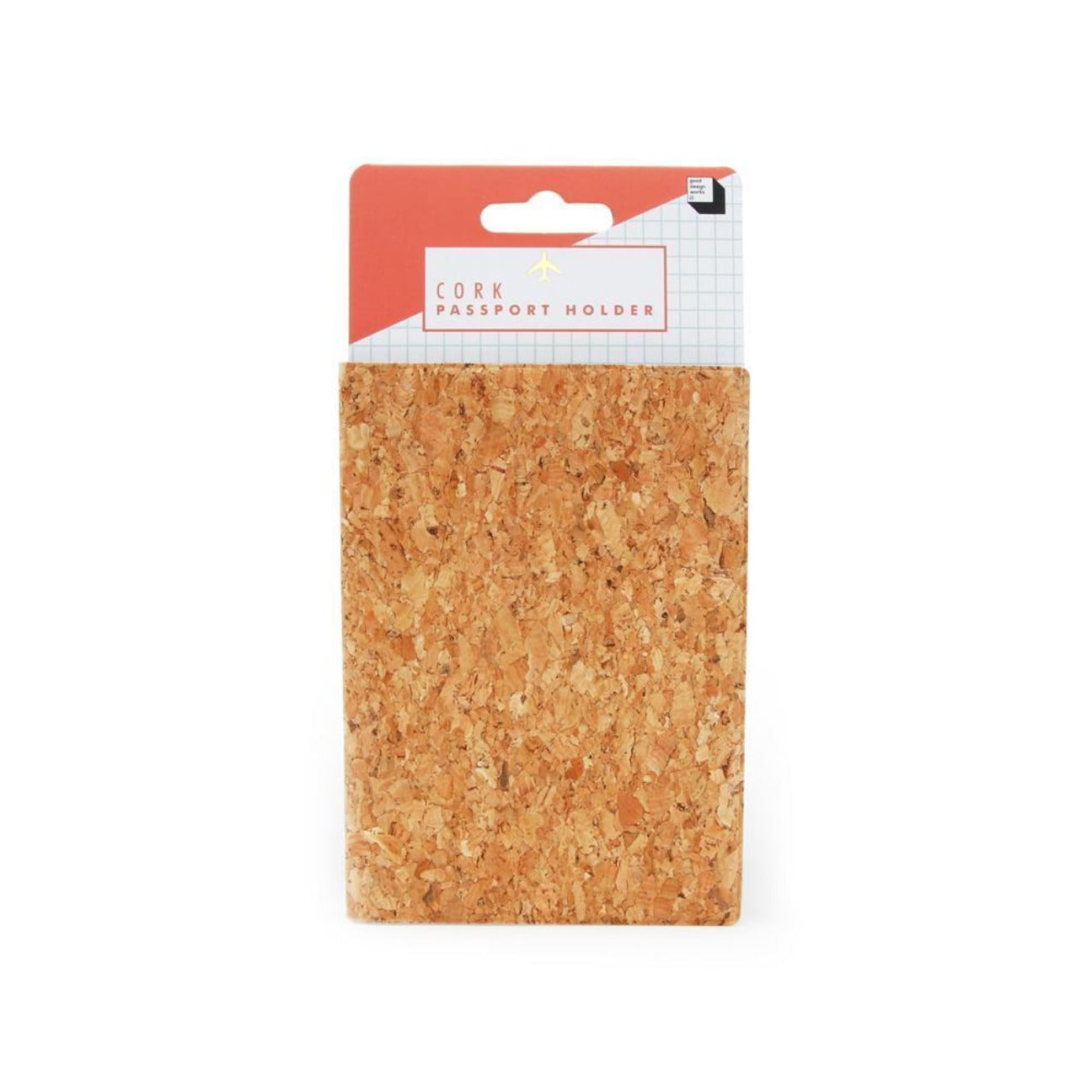 This small passport holder is made of natural cork fabric.