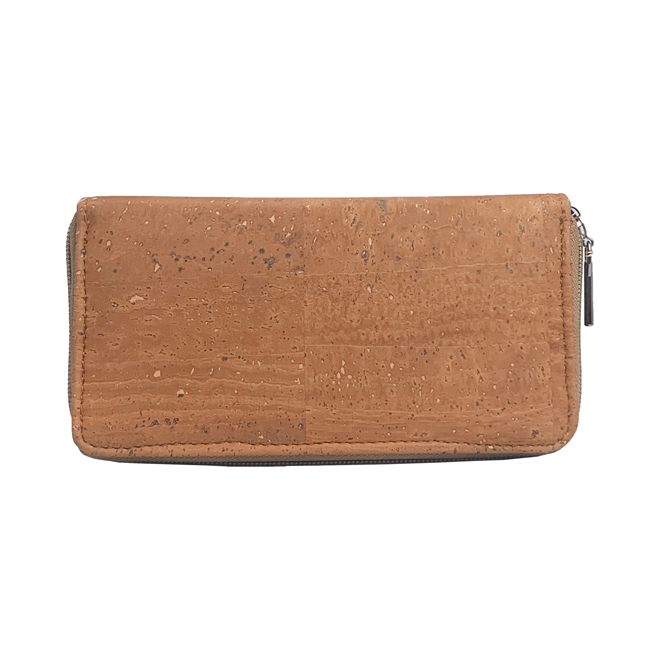 CorkHouse Wallet Light Brown Zip Around Cork Wallet