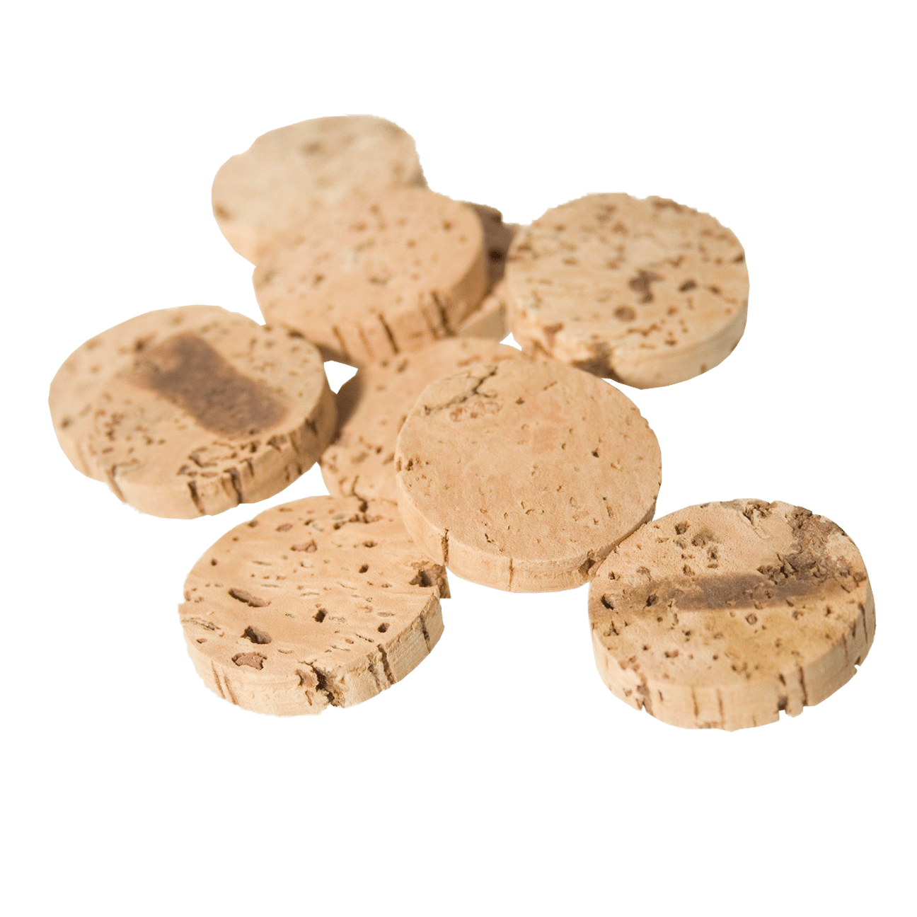 Natural Unvarnished Cork Crafting Discs – Pack of 10