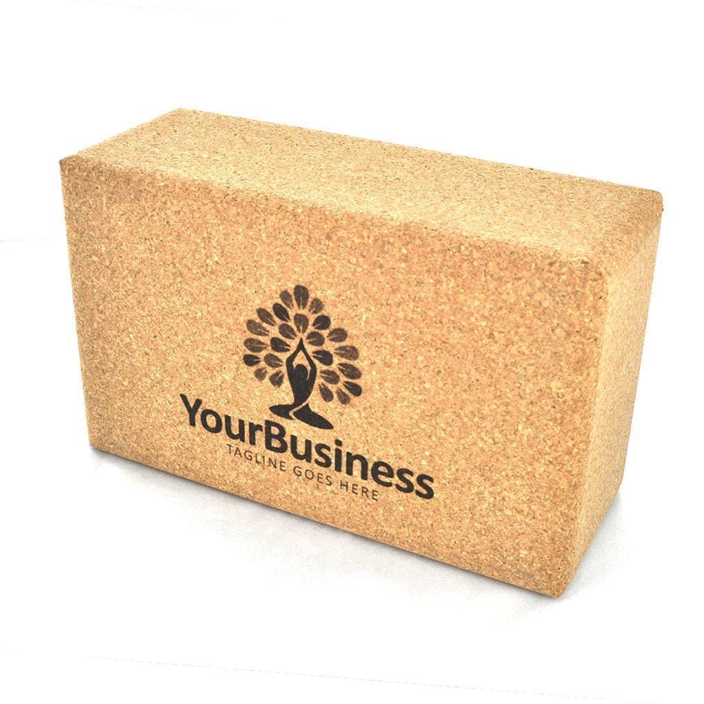 Make it Personal - Yoga Block - Naturally Anti-Microbial Hypoallergenic Sustainable Eco-Friendly Cork