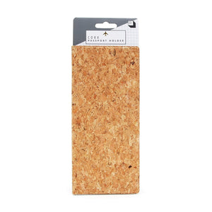 This large passport holder is made of natural cork fabric.