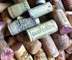 Recycled Wine Corks - Set of 5 - Naturally Anti-Microbial Hypoallergenic Sustainable Eco-Friendly Cork