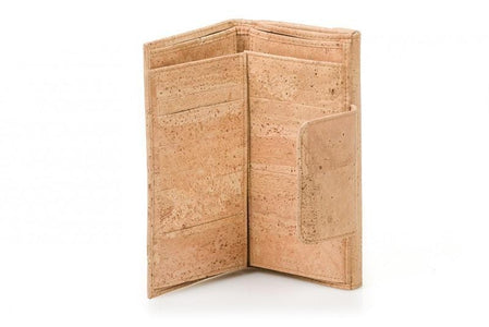 Women's Cork Wallet - Naturally Anti-Microbial Hypoallergenic Sustainable Eco-Friendly Cork